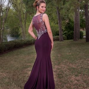 Formal Burgundy Dress